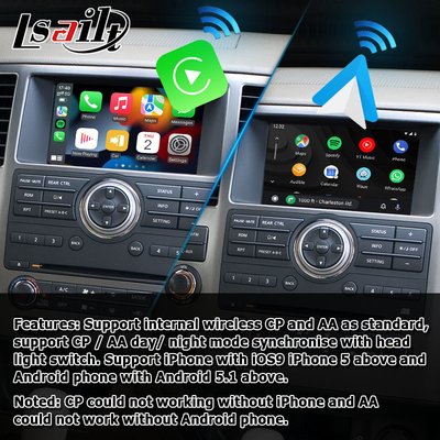 Nissan Armada TA60 phù hợp với carplay android auto trên màn hình xuất xưởng