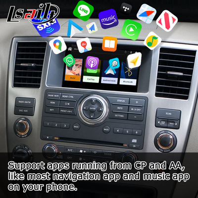 Nissan Armada TA60 phù hợp với carplay android auto trên màn hình xuất xưởng