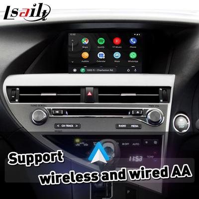 Giao diện tự động Android Carplay không dây Lsait cho Lexus RX 270 350 450h F Sport AL10 2012-2015