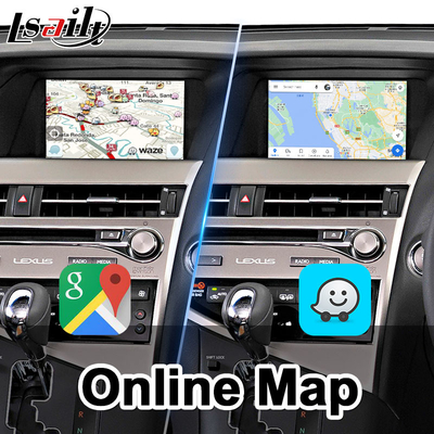 Giao diện video Lsailt Android Carplay cho Lexus RX270 RX350 RX450h Điều khiển chuột RX 2012-2015