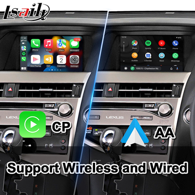 Giao diện video Lsailt Android Carplay cho Lexus RX270 RX350 RX450h Điều khiển chuột RX 2012-2015
