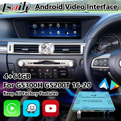 Lsailt Android Car Multimedia Interface cho Lexus GS300h GS200t GS350 GS450h GSF GS L10 2016-2020