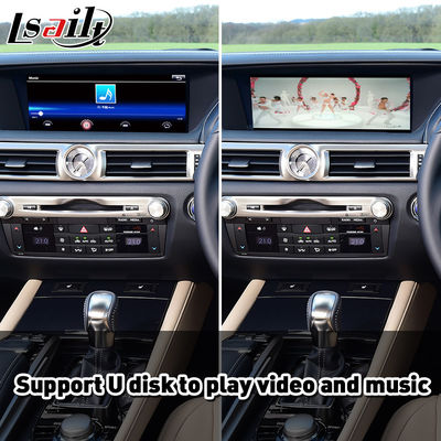 Lsailt Wireless Android Auto Carplay Interface cho Lexus GS300h GS200t GS350 GS450h GSF GS L10 2016-2020