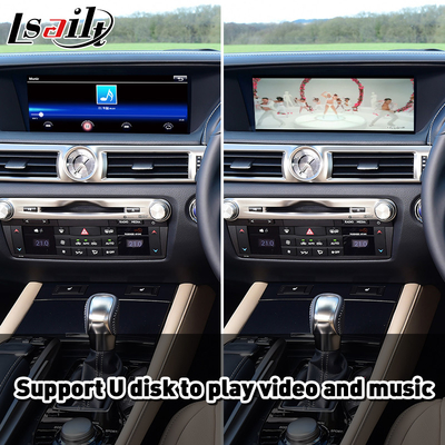 Giao diện Carplay tự động không dây Android cho Lexus GS300h GS200t GS350 GS450h GSF GS L10 2016-2020