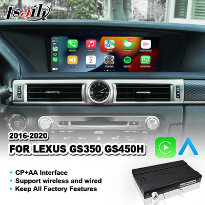 Giao diện Android Auto & Carplay cho Lexus GS 350 200t 300h 450h AWD F Sport 2016-2020