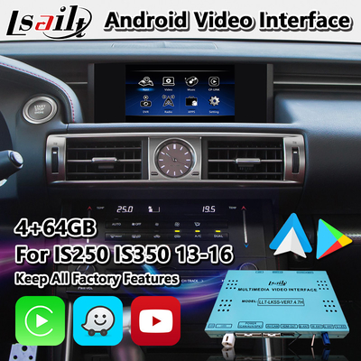Lsailt Android Video Interface cho Lexus IS250 IS300h IS350 IS200t IS300 IS Kiểm soát chuột 2013-2016