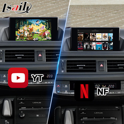 Lsailt Android Video Interface cho Lexus CT200h CT F Sport Kiểm soát chuột 2014-2017
