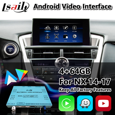 Lsailt Android Multimedia Video Interface cho Lexus NX300h NX200t NX F-Sport Touchpad Control 2014-2017