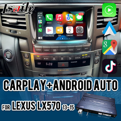 Giao diện CarPlay không dây cho Lexus LX570 2013-2015 LX460d GX460 GX400 Điều hướng Android Auto Box của Lsailt