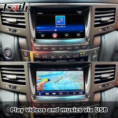 Giao diện CarPlay không dây cho Lexus LX570 2013-2015 LX460d GX460 GX400 Điều hướng Android Auto Box của Lsailt