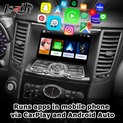 Lsailt CarPlay Interface cho Infiniti QX70 FX50 FX35 FX37 2011-2018 Android Auto Decoder, Pin to Pin Cài đặt