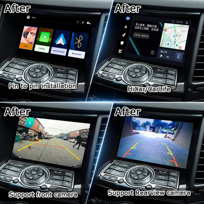Lsailt CarPlay Interface cho Infiniti QX70 FX50 FX35 FX37 2011-2018 Android Auto Decoder, Pin to Pin Cài đặt