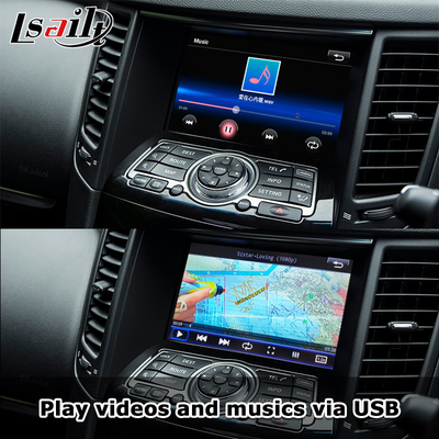 Lsailt CarPlay Interface cho Infiniti QX70 FX50 FX35 FX37 2011-2018 Android Auto Decoder, Pin to Pin Cài đặt