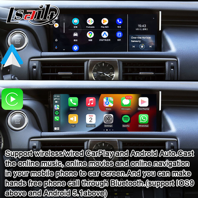 Pin to Pin Apple CarPlay Interface cho Lexus IS IS250 IS350 IS300 IS200t 2013-2021 Bộ giải mã tự động Android, Mirror Link