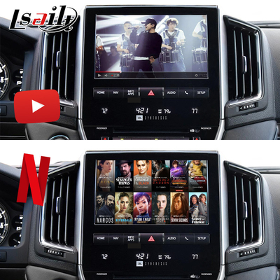 CarPlay Android Multimedia Video Interface với YouTube, NetFlix, YouTube, Google Map cho Land Cruiser LC200