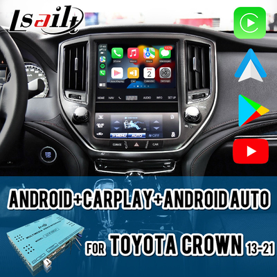 Lsailt CarPlay Android Multimedia Video Interface cho Toyota Crown, Không cài đặt thiệt hại, với YouTube, NetFlix