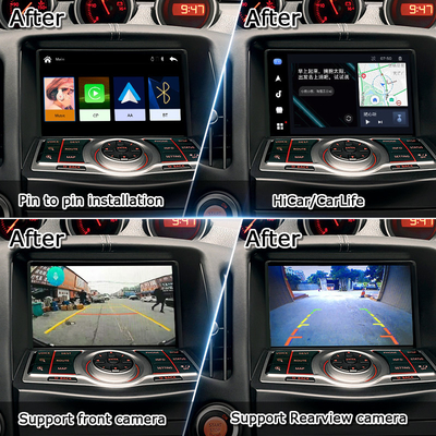 Lsailt Carplay Interface Box cho Nissan 370Z 2010-2020 Android hỗ trợ tự động lệnh giọng nói, điều khiển lái