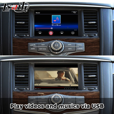 Pin to Pin CarPlay giao diện cho Nissan Patrol Y62, Pathfinder, Armada bao gồm Android Auto, Google Map, Waze