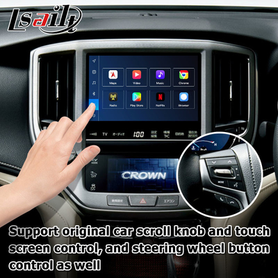 8+128GB Toyota Crown Android Carplay giao diện thế hệ thứ 14 AWS214 GWS215 S210 được cung cấp bởi Qualcomm