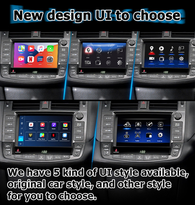 Toyota Crown GRS204 URS206 UZS207 S200 Android không dây Carplay Android Auto 8+128GB chạy bởi Qualcomm