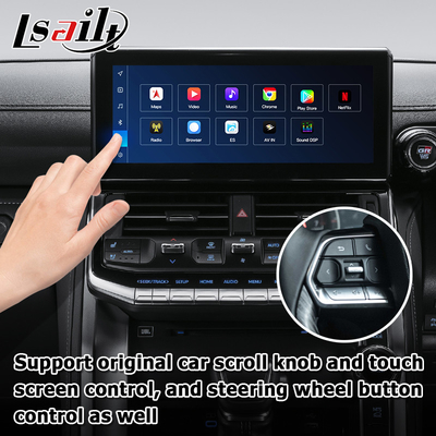 Toyota Land Cruiser LC300 nâng cấp kiểu nhà máy giao diện video Android carplay android auto