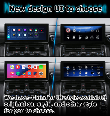 Toyota Land Cruiser LC300 nâng cấp kiểu nhà máy giao diện video Android carplay android auto