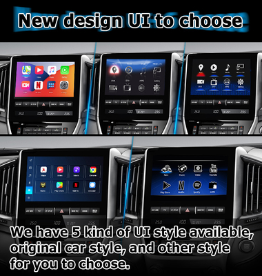 Toyota Land Cruiser LC200 giao diện video Android 8 + 128GB được cung cấp bởi Qualcomm với carplay android auto