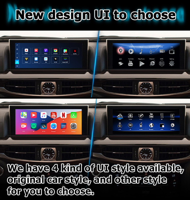 Lexus LX570 LX450d Android giao diện video hỗ trợ carplay Android auto Qualcomm 8+128GB Android 11
