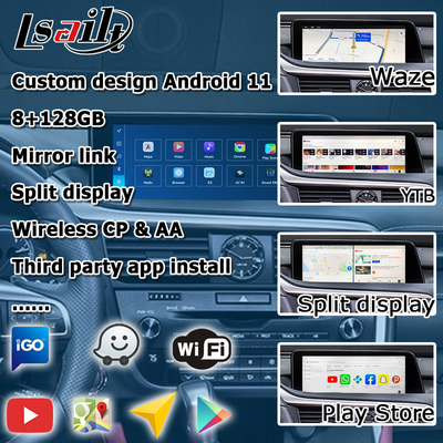Lexus RX 8+128GB Qualcomm Android hộp giao diện đa phương tiện RX350 RX450h RX300 RX200t