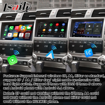 Lexus GX460 Android 13 đa phương tiện Carplay giao diện video tự động Android
