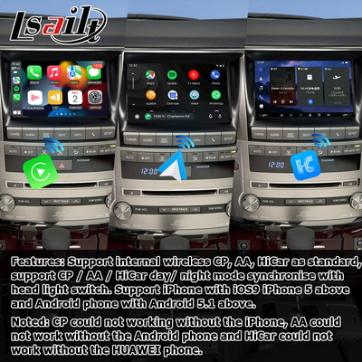Lexus LX570 2013-2015 Android giao diện video dựa trên Qualcomm 8+128GB Android 11