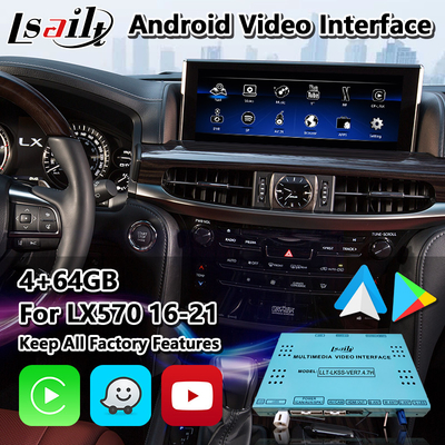 Lsailt Android Multimedia Carplay Interface cho Lexus LX570 LX450d URJ200 LX 2016-2021