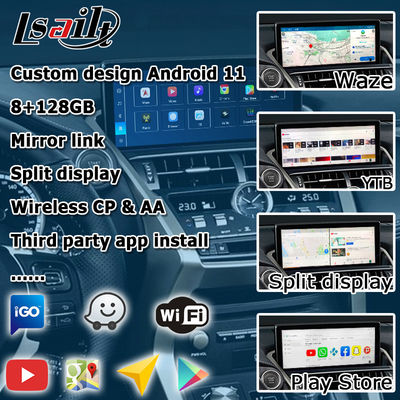 Giao diện video Android Carplay Qualcomm Android 13 8+128GB Lexus NX300 NX300h NX200t