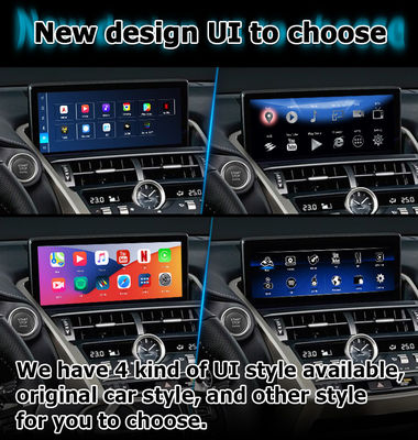 Giao diện video Android Carplay Qualcomm Android 13 8+128GB Lexus NX300 NX300h NX200t