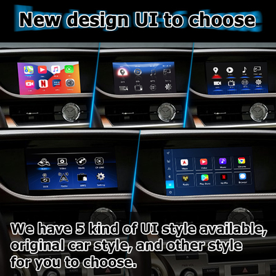 Lexus ES300h ES350 ES250 ES200 Giao diện video Android 8+128GB Qualcomm hỗ trợ nền tảng carplay android auto
