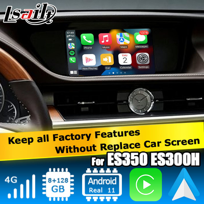 Lexus ES300h ES350 ES250 ES200 Giao diện video Android 8+128GB Qualcomm hỗ trợ nền tảng carplay android auto