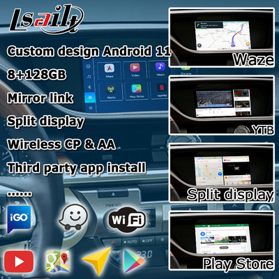 Lexus ES300h ES350 ES250 ES200 Giao diện video Android 8+128GB Qualcomm hỗ trợ nền tảng carplay android auto