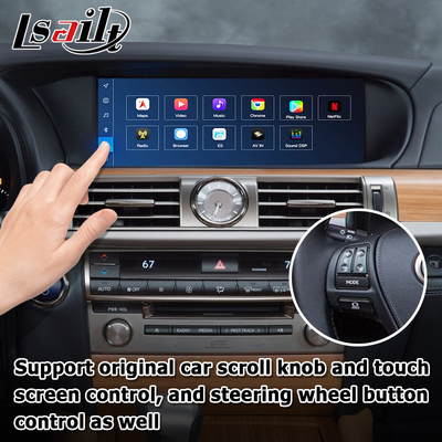Lexus LS460L LS600hL android 11 carplay giao diện video dựa trên Qualcomm 8+128GB