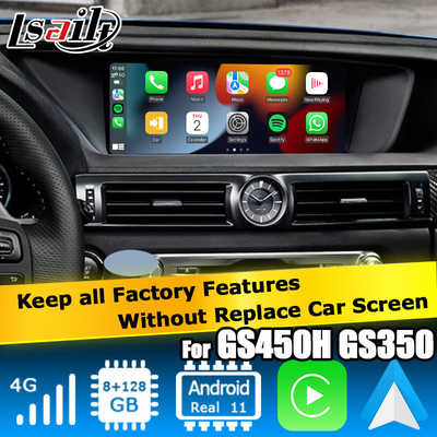 Lexus GS450h GS350 GS200t GS300h GSF giao diện video carplay Android 8+128GB Qualcomm cơ sở