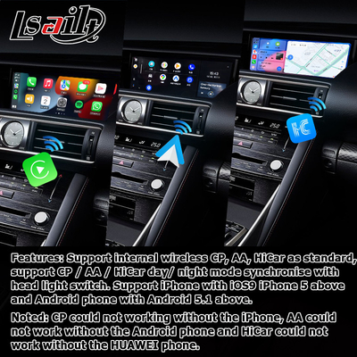 Lexus IS300 IS200t IS350 giao diện video Android 11 carplay Android auto box dựa trên Qualcomm