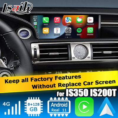 Lexus IS300 IS200t IS350 giao diện video Android 11 carplay Android auto box dựa trên Qualcomm
