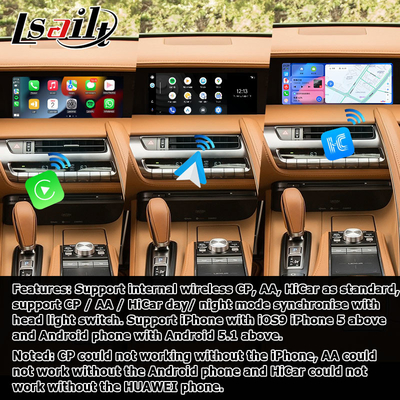 Lexus LC500 LC500h Android carplay giao diện video dựa trên Qualcomm 6125 8+128GB
