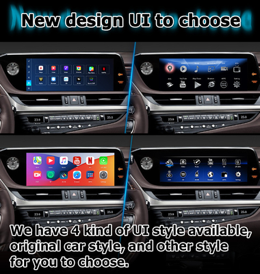 Giao diện video Android 13 cho Lexus ES300h ES350 ES250 ES200, Carplay, Android Auto