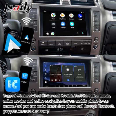 8+128GB Android 11 Lexus Video Interface cho GX460 2014-2021 Bao gồm Wireless CarPlay, Android Auto