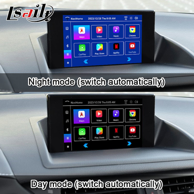 Lsailt Wireless CarPlay Giao diện video Android cho Lexus CT CT200H 2014-2017 Hỗ trợ tải xuống APPs, NetFlix, YouTube