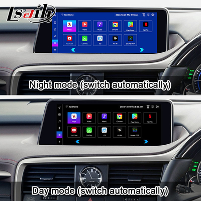 Lsailt CarPlay Android Multimedia Video Interface cho Lexus RX RX450H RX300H RX350 Bao gồm Android Auto, YouTube