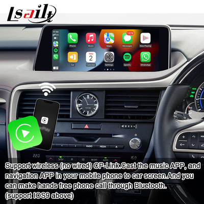 Lsailt CarPlay Android Multimedia Video Interface cho Lexus RX RX450H RX300H RX350 Bao gồm Android Auto, YouTube