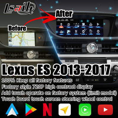 ES300h ES250 ES350 Lexus Android Màn hình nâng cấp Carplay Android Auto Dash Cam 10,25 " Lsailt