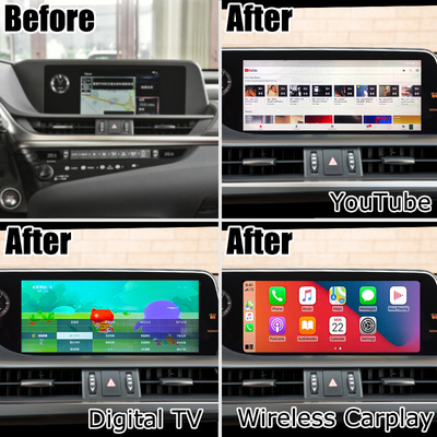 Lexus ES300h nâng cấp màn hình cảm ứng 12.3" Android Auto Carplay bởi Lsailt