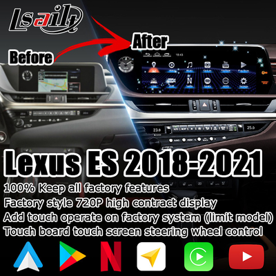 Lexus ES300h nâng cấp màn hình cảm ứng 12.3" Android Auto Carplay bởi Lsailt
